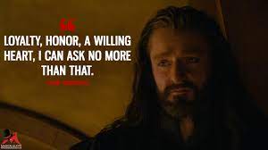 As well as accompanying by playing. Thorin Oakenshield Quotes Magicalquote