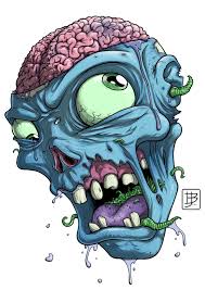 Zombiehead By Brunojunges On Deviantart Zombie Drawings Graffiti Characters Graffiti Art