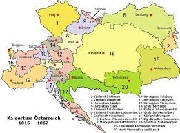 The introductions of the country, dependency and region entries are in the native languages and in english. Oostenrijk Hongarije Geschiedenis Kaarten Oostenrijk