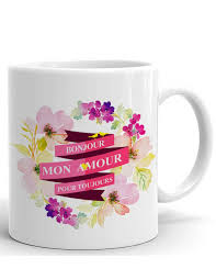 Tasse Mug Cadeau Saint Valentin Couple Amour-Bonjour Mon Amour-Original  Anniversaire Mariage LEsprit des Anges