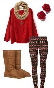 We Can T Get Enough Red This Season Get Some Outfit Inspiration Here Featuring Ugg Australia Classics Winter Outfit Inspiration Fall Winter Outfits Fashion