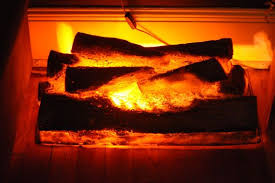 Vintage Faux Fireplace Log Light Fake Burning Logs Faux Fireplace Fake Fireplace Fake Fireplace Logs