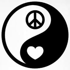 The Happy Hippie Peace Sign Tattoos Peace Tattoos Yin Yang Tattoos