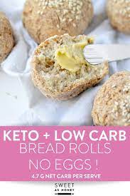 Keto Bread Rolls Vegan No Eggs Recipe Low Calorie Bread Dairy Free Low Carb Coconut Flour Recipes