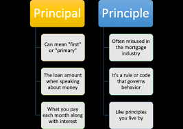 How to say principal in english? It S Mortgage Principal Not Principle The Truth About Mortgage