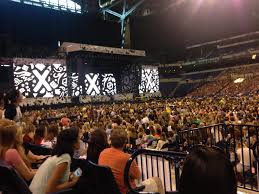 Lucas Oil Stadium Section 139 Row 3 Seat 21 One Direction