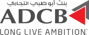 Dubai text arab lettering isolated on white vector. Abu Dhabi Commercial Bank Logo Vector Eps Free Download