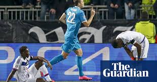 Artem dzyuba is one of the brightest stars in the #rpl! Zenit St Petersburg Stroll Into Last 16 After Artem Dzyuba S Double At Lyon Champions League The Guardian
