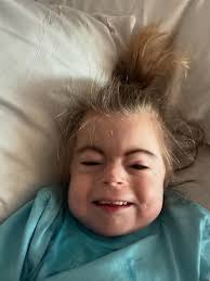 Our first inpatient hospital stay. Freya got a nasty stomach bug. Freya  seems to get hit harder than my other kids when sick and I blame it