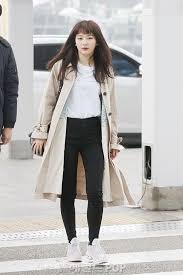 8 Best Female Idol Airport Fashion Outfits Of March 2018 Bestkoreanfashion Korean Airport Fashion Airport Fashion Kpop Fashion