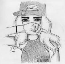 Don T Mess With Me Drawings Of Friends Girly Drawings Pretty Drawings