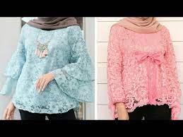 62 model kebaya modern brokat 2020 model kebaya modern. Model Atasan Brokat Muslim Terbaru Trend 2019 Baju Atasan Kebaya Modern Wanita Muda Modis Youtube