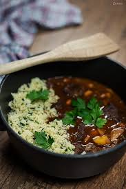 Wildragout Mit Krauterreis Eintopf Rezepte Rezepte Lebensmittel Essen