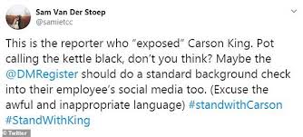 But when i looked up mitch mcconnell, nothing came up except a random guy, and i noticed that the tag senatormitchmcconnell was open. Racist Tweets Written By Viral Venmo Beer Money Man Are Exposed By Local Paper Daily Mail Online