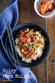 Image result for Korean Spicy Noodles With Pork And Hot Pepper Paste
