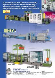 Taiwan is one of main customer and production countries in the machine tools industry. C S Machinery Tri Screw Sheet Extrusion Line Film Extruder Lines Loom For Jumbo Bag Industry Company Information Ceeindustrial