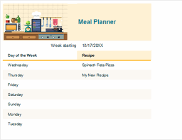 Maybe you would like to learn more about one of these? Weekly Meal Planner