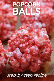 Popcorn Balls Recipe Super Easy In The Kitchen With Matt Recipe Popcorn Balls Homemade Popcorn Balls Homemade Snacks