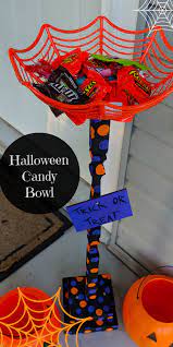 Halloween Trick Or Treat Candy Bowl No Contact Halloween Decor Halloween Candy Stand Trick Or Treat No Contact Stand Halloween Party Halloween Crafts Decorations Halloween Entertaining Fun Halloween Decor