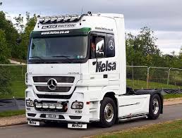 Mercedes Actros Black Edition Kel5a Mercedes Truck Mercedes Mercedes Benz Trucks