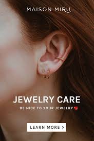 Jewelry Care Be Nice To Your Jewelry Maison Miru In 2020 Jewelry Care Cleaning Silver Jewelry Jewelry
