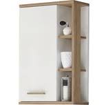 Trendteam 133650196 badezimmer hängeschrank set one eiche san remo hell nachbildung fronten weiß hochglanz, tiefziehung absetzungen eiche san remo hell nachbildung 37 x 77 x 24 cm. Bad Hangeschrank Bei Hornbach Kaufen