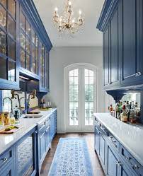 Rustic kitchen cabinets, blue and white french country. 75 Beautiful French Country Galley Kitchen Pictures Ideas August 2021 Houzz