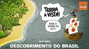 Nessa data, em 1500, os navegadores portugueses chegaram ao território brasileiro. Descobrimento Do Brasil Livros Desenho Desenho Fotos Engracadas