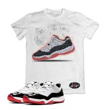 Bed Of Roses Jordan Retro 11 Concord Bred Low White Tee In 2020 Retro 11 Concord Retro 11 Jordan Retro