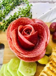 How To Make Salami Roses For A Charcuterie Board In 2021 How To Make Salami Charcuterie Party Food Appetizers