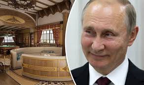 The palace has multiple helicopter landing pads and its own vineyard. Putin News Lavish New Holiday Home With Gold Plated Tiles In The Pool Revealed World News Express Co Uk