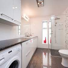 Moreover, a basement often becomes a room to store good stuff or even left. 75 Beautiful Small Bathroom Laundry Room Pictures Ideas August 2021 Houzz