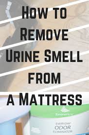 How To Remove Urine Smell From A Mattress With Enviroklenz Everyday Odor Eliminator Healthy Happy Thrifty Family Remove Urine Smell Urinal Deodorize Mattress
