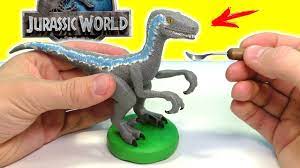 Small worms/ snakes of clay create great rolls, wrinkles, and folds in the skin. Making Blue Dinosaur From Jurassic World 2 Clay Tutorial Youtube