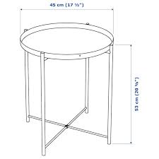 Gladom Blue Tray Table 45x53 Cm Ikea In 2020 Tray Table Table Frame Ikea