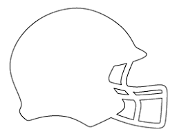 Black And White Football Pitch Template Free Sports Patterns For Crafts Stencils And More Football Helmets Door Hanger Template Football Crafts