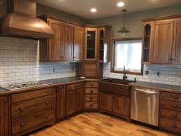 Natural Kitchen Design With Hickory Kitchen Cabinets Transitional Kitchen With Hickory Kitchen Hickory Kitchen Cabinets Hickory Kitchen Maple Kitchen Cabinets