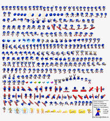 Sonic soundboards, maps, and sprite sheets. Sonic Sonic Pixel Sprite Sheet Transparent Png 840x870 Free Download On Nicepng