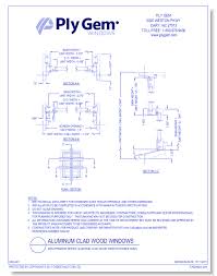 Ply Gem Openings Cad Drawings Caddetails Com