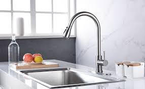 brushed nickel kitchen faucet, single