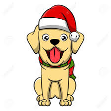 See more ideas about cartoon dog, cartoon, dog drawing. Merry Christmas Golden Retriever Cartoon Dog Vector Illustration Royalty Free Cliparts Vectors And Stock Illustration Image 128057927