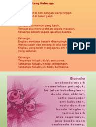 Aplikasi keluarga sehat adalah sebuah upaya dukungan dalam bidang teknologi informasi. Sajak Tentang Keluarga