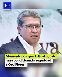 El coordinador de Morena, Ricardo Monreal, dijo no creer que Adán Augusto  haya condicionado seguridad a Ceci Flores a cambio de dejar de buscar a sus  hijos. “Es un hombre íntegro”, afirmó