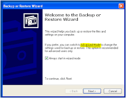 How To Perform A Backup In Windows Xp | Run Networks®