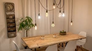 Lampe Diy Stil Do It Yourself Gluhbirne Diy Lampen Lampe Esstisch Esstisch Dekor