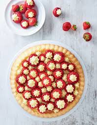 Biscuit Aux Fraises Creme Mousseline Pour 6 Personnes Recettes Elle A Table Recette Biscuits A La Fraise Recettes De Fraises Recette Entremet