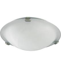 We offers a huge selection of accessory glass to add that finishing touch to your fitter or light kit. Quorum 3000 16 65 Fort Worth 3 Light 16 Inch Satin Nickel Flush Mount Ceiling Light In Faux Alabaster