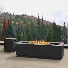 Real Flame Lanesboro Rectangle Gas Fire Table In Gray Natural Gas Fire Pit Propane Fire Pit Table Propane Fire Pit