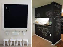Kuchenwande Aus Schwarzer Kreidetafel Abwischbar Und Praktisch Wandgestaltung Kreidetafel Wand