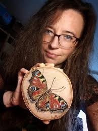 Hello, just would like share with you my recent art work. Simply butterfly-  mixed media art